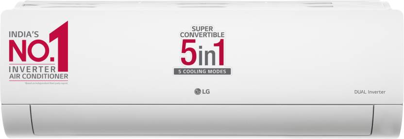 LG 5 Star (1.5) Split AC with Gold Fin+- Viraat Mode- Dual Inverter Compressor- Diet Mode+- 6-in-1 cooling- 2025 Model