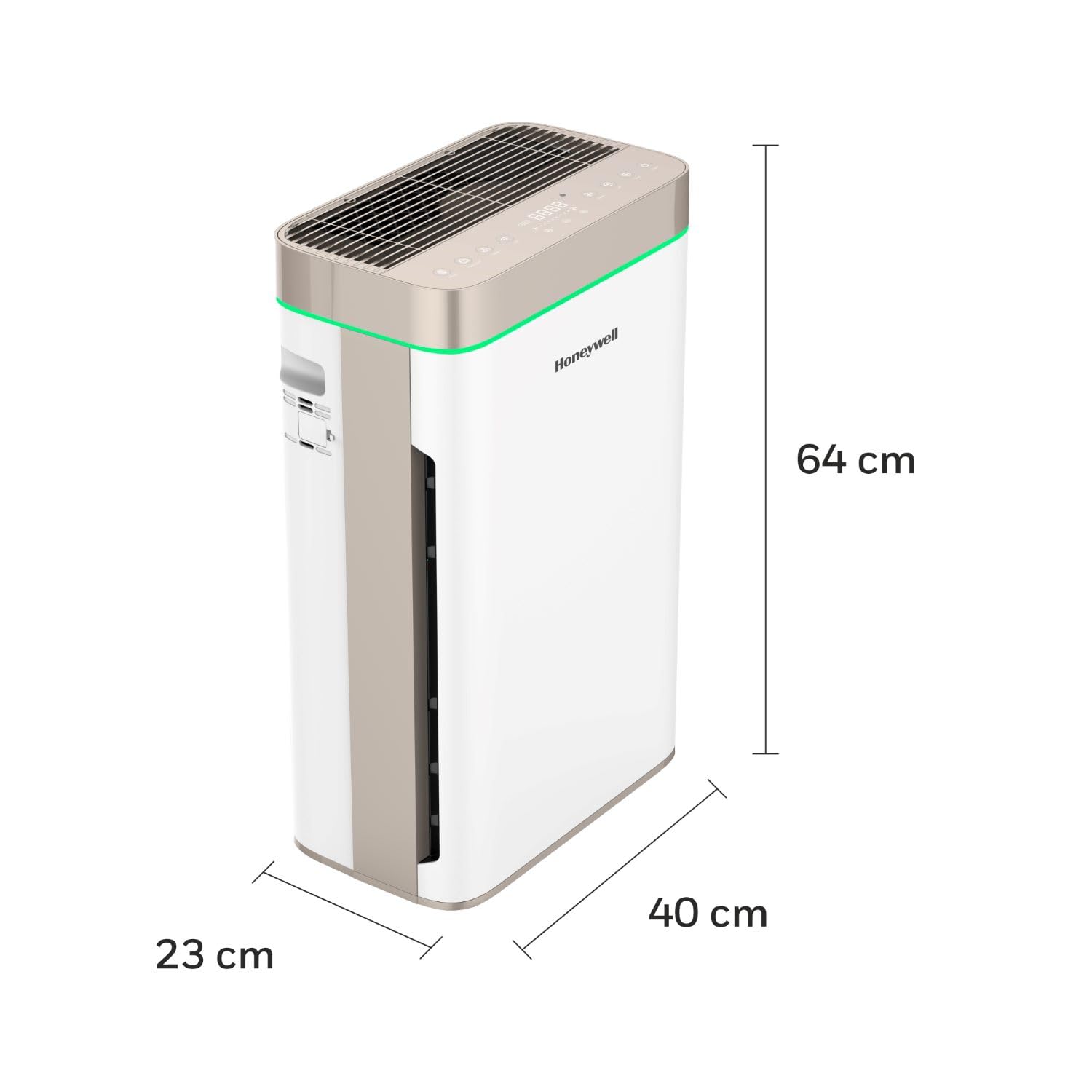 Honeywell Air Purifier For Home,7 Stage Filtration,Covers 1008sq.ft,PM 2.5 Level Display,with WIFI & ALEXA,H13 HEPA & Activated Carbon Filter,Removes 99.99% Pollutants,Micro Allergens-Air Touch U2
