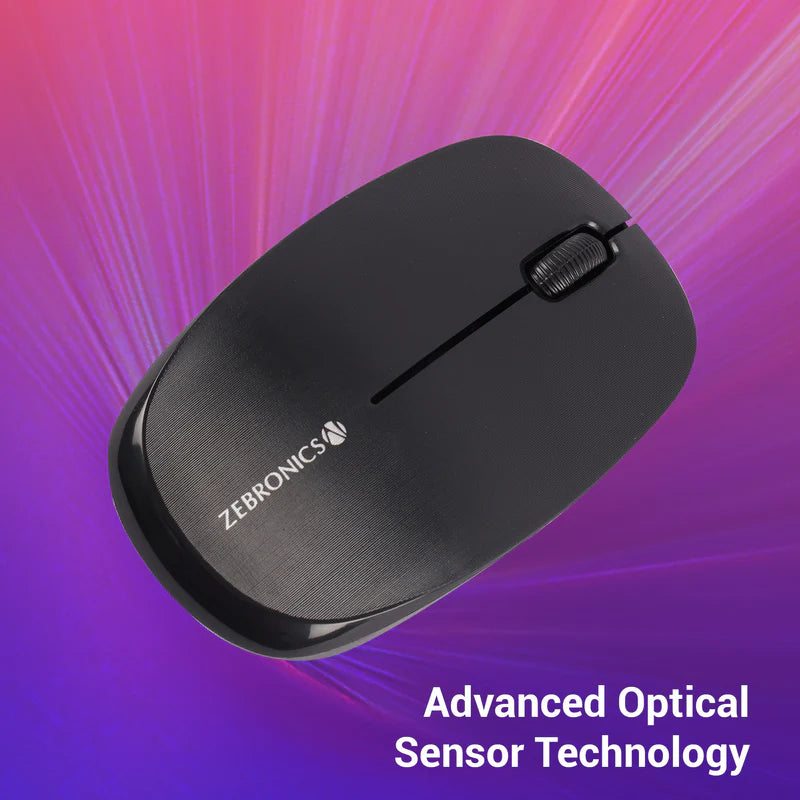 Zebronics Companion 115 Keyboard Combo featuring advanced optical sensor technology for optimal performance.