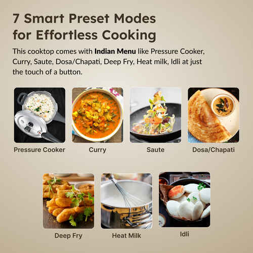 Prestige Sleeq 2300 Watts Induction Cooktop with 4KV Surge Protection