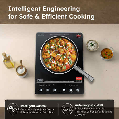 Prestige Sleeq 2300 Watts Induction Cooktop with 4KV Surge Protection