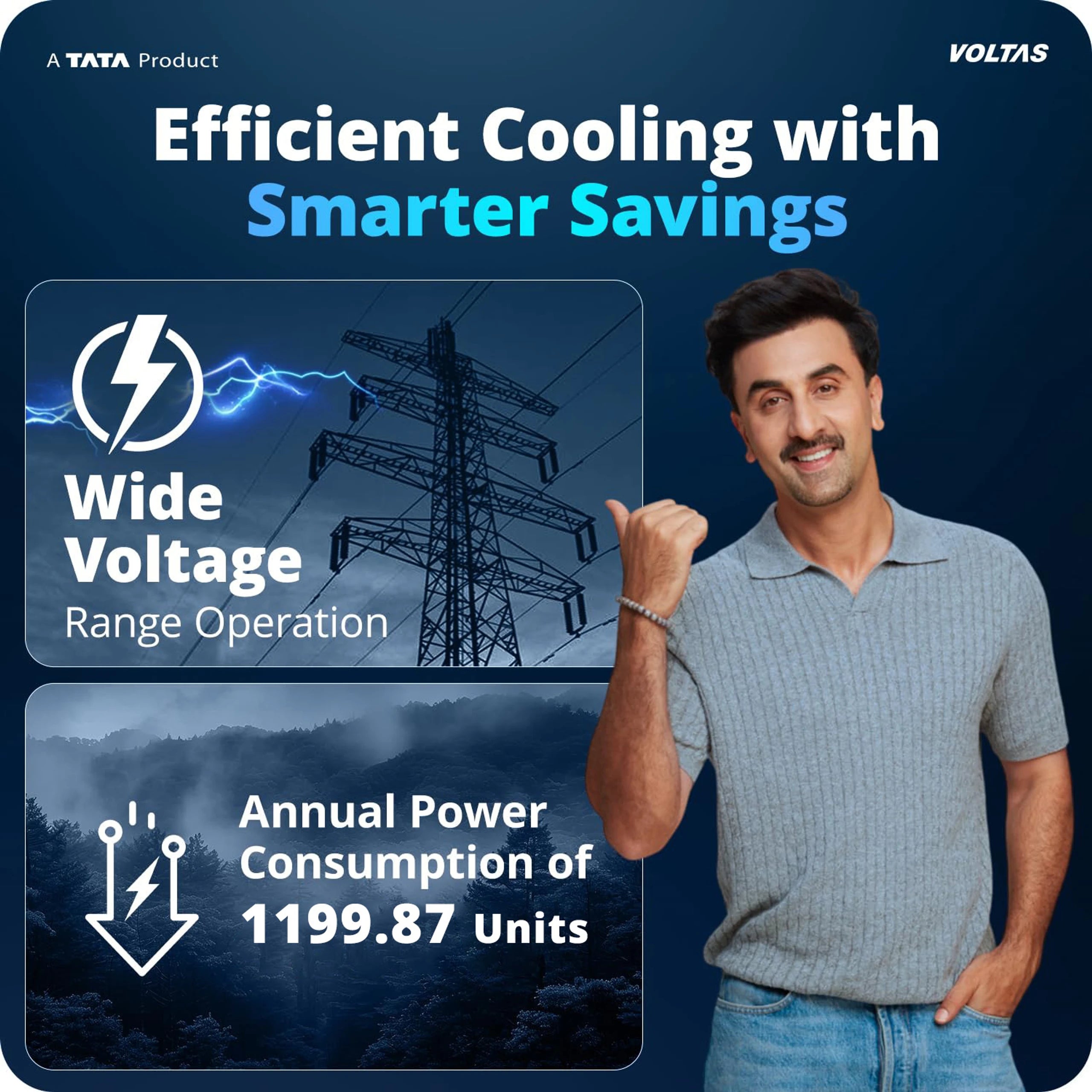 Voltas 1.5 Ton 2 Star Fixed Speed Window AC Vectra Series