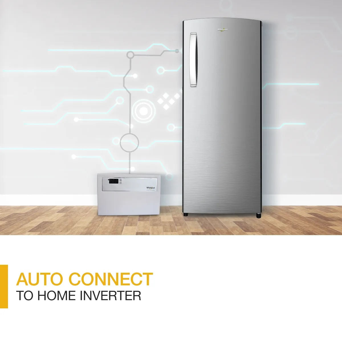 Whirlpool 207L 5 Star Inverter Single Door Refrigerator