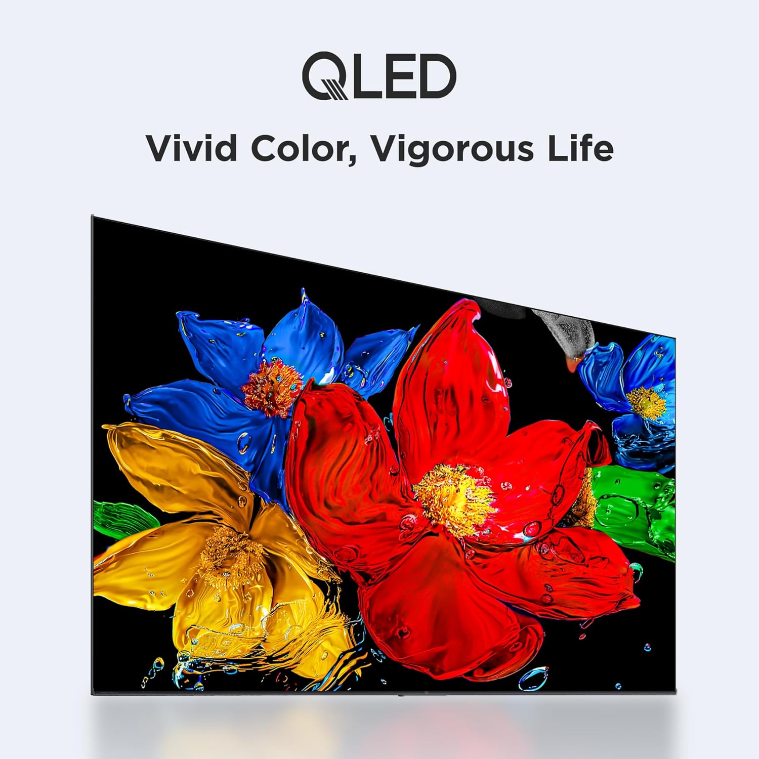 TCL TV 50 Inch S5K Full HD QLED Smart Google TV with vibrant butterfly design and smart features