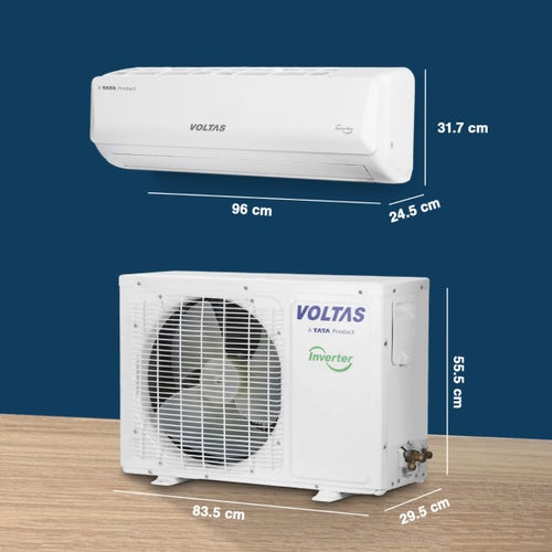 Voltas 1.5 Ton 5 Star Inverter Split AC Vertis Emerald