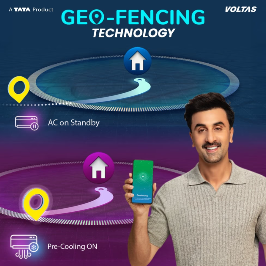 Voltas AC 1.5 Ton 3 Star Inverter Split – Vertis AI (Zest Gold)