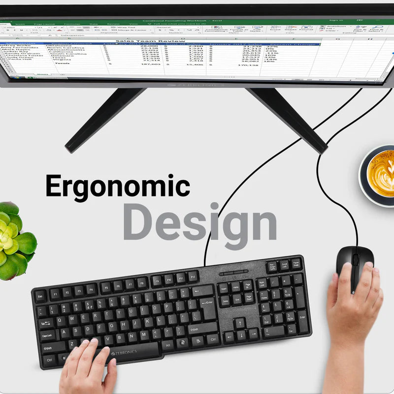 Zebronics Judwaa 850 Keyboard Mouse Combo