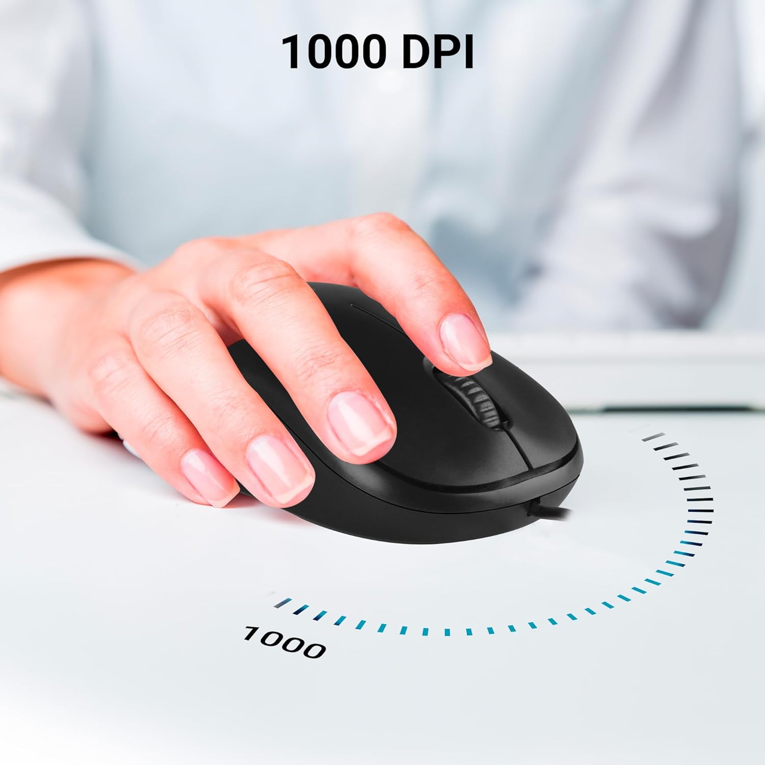 Zebronics Zeb-Comfort Wired USB Optical Mouse