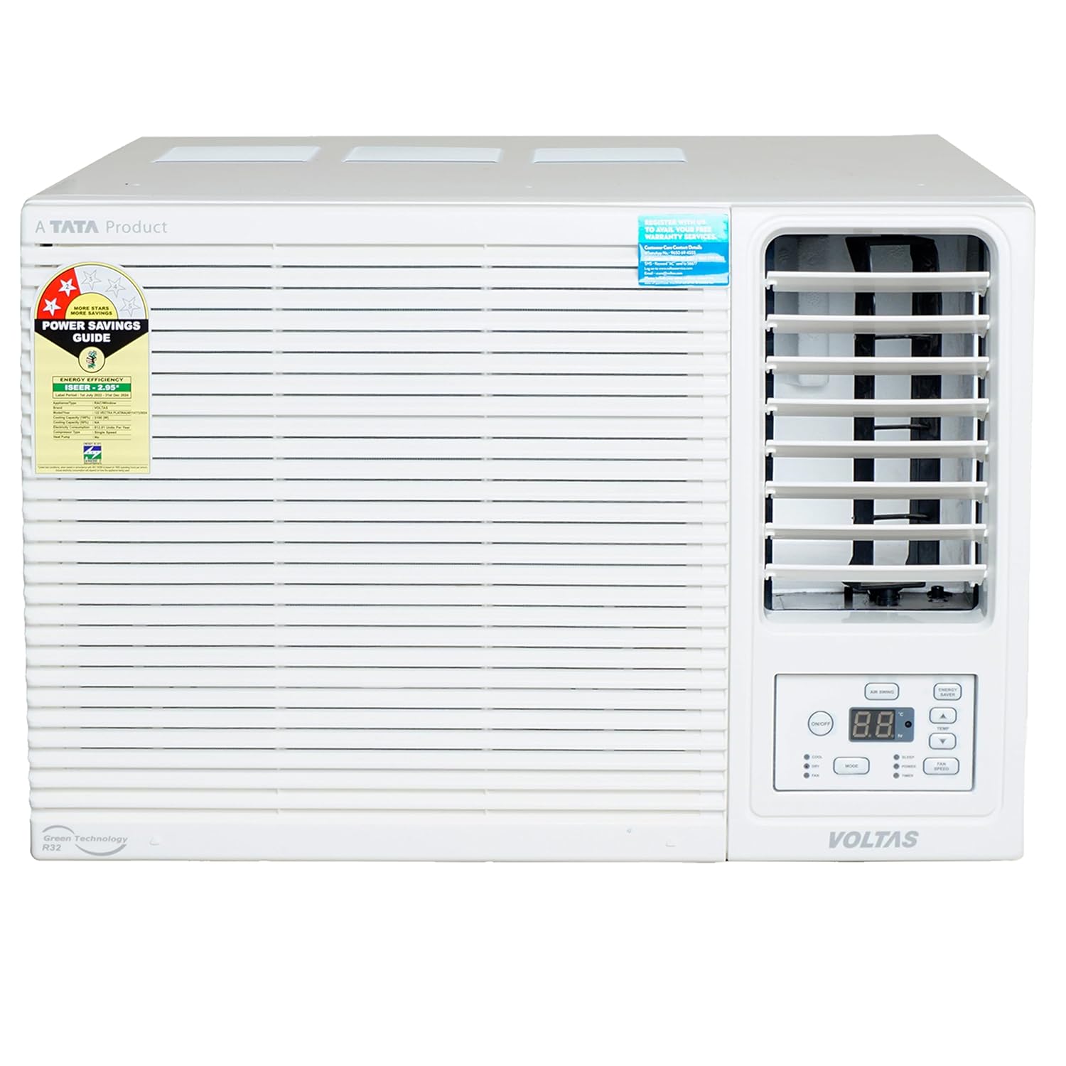 Voltas 1 Ton 2 Star Window AC Vectra Platina