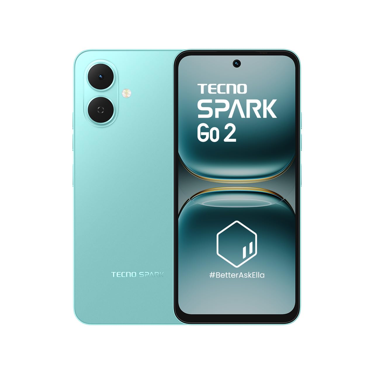 TECNO Spark GO 2 (Ink Black, 4GB+64GB) | Segment 1st IP64 SGS Certified | Segment's 1st AI with Indian Languages | Segment's 1st No Network Communications* | 120Hz Display |5000mAh Battery