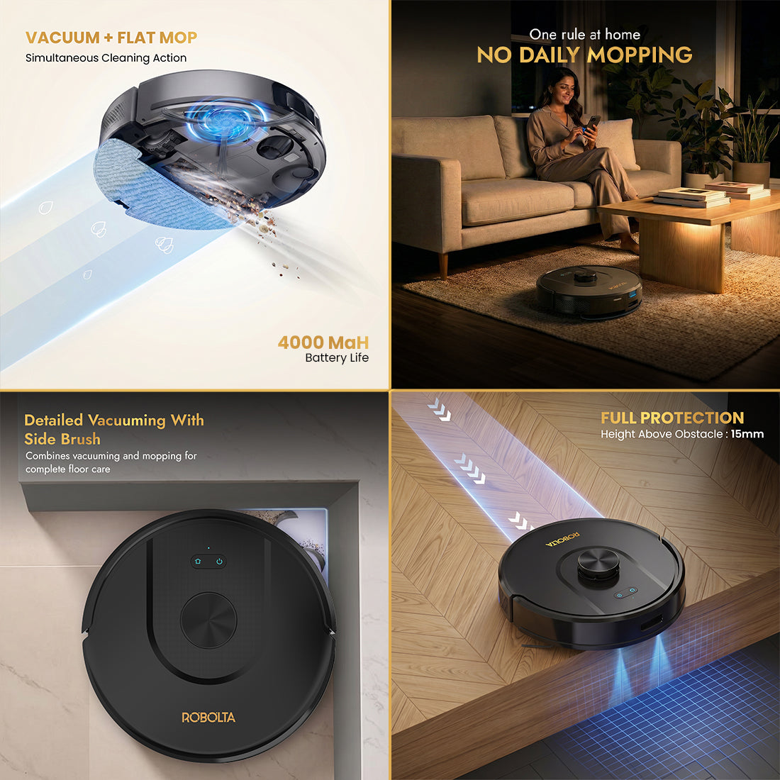 Robolta R2 Max Robot Vacuum Cleaner