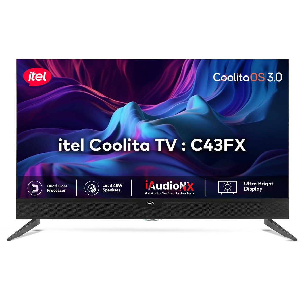 itel C43FX 43 Inch Full HD Smart Coolita LED TV Vijay Telecom