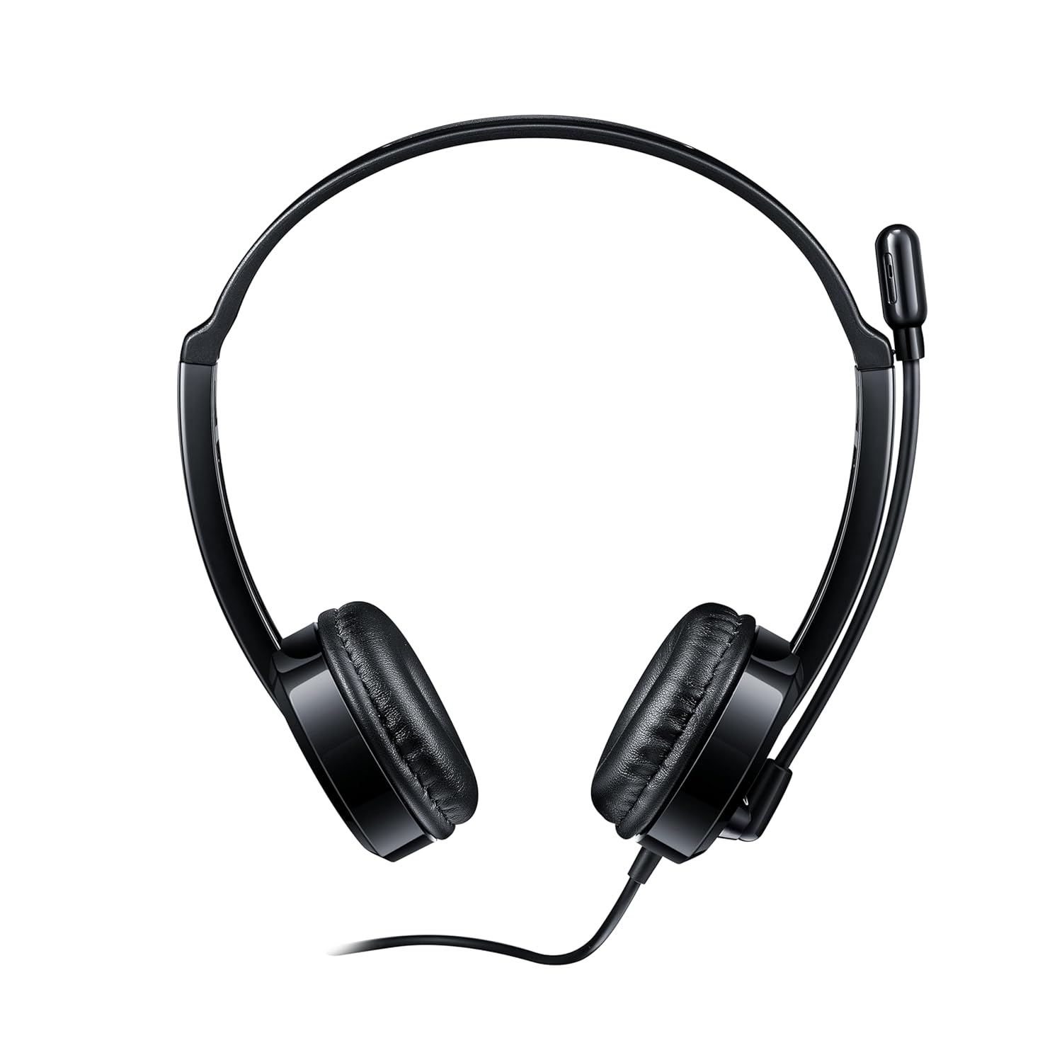Rapoo H120 USB Wired Stereo Headset with Noise-Reduction Microphone, On-Ear Design, Inline Controls
