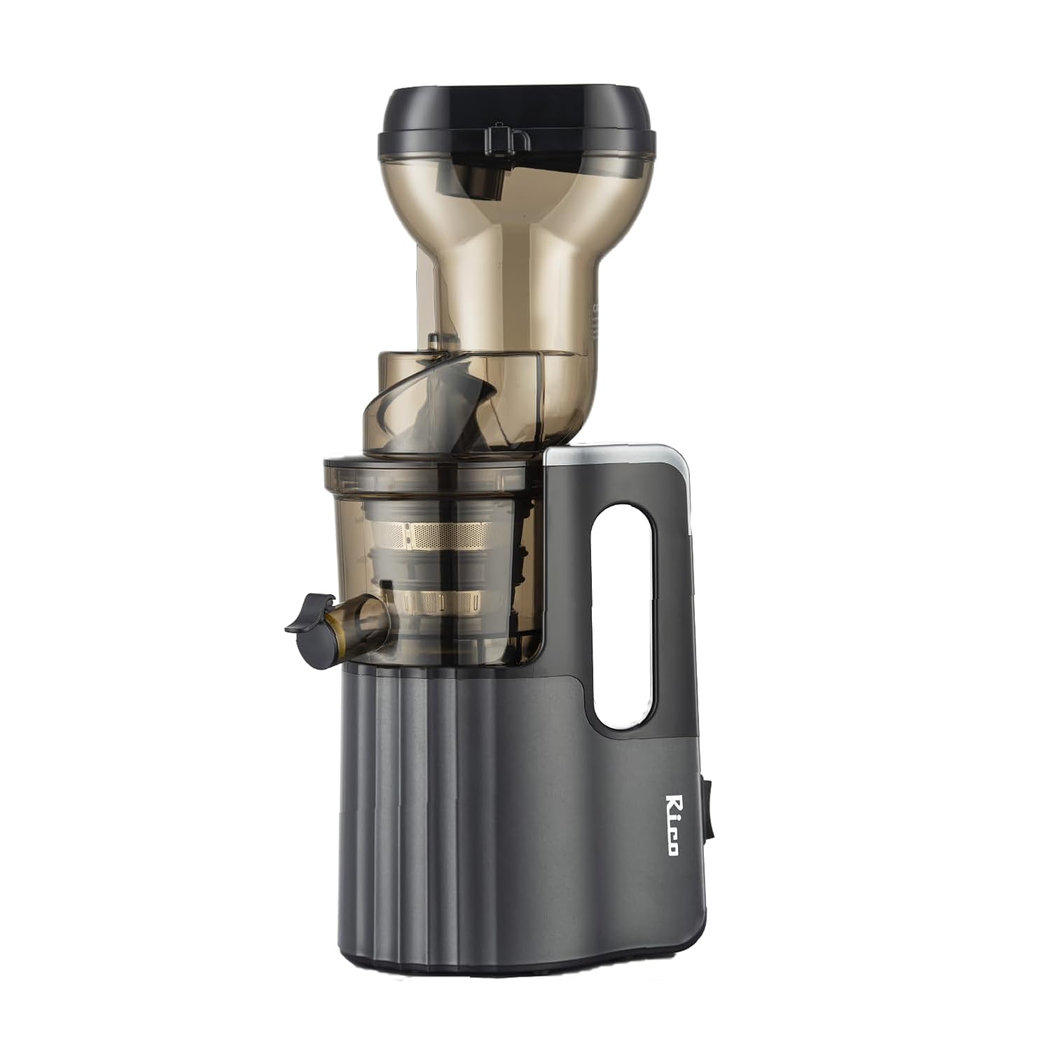 Rico Cold Press Juicer with Ice Cream Maker | All-in-1 Slow Juicer for Fruits, Vegetables, Nut Milk | 10% More Juice, Less Waste | Easy to Clean | Low Noise | Anti-Drip | 5-Year Warranty