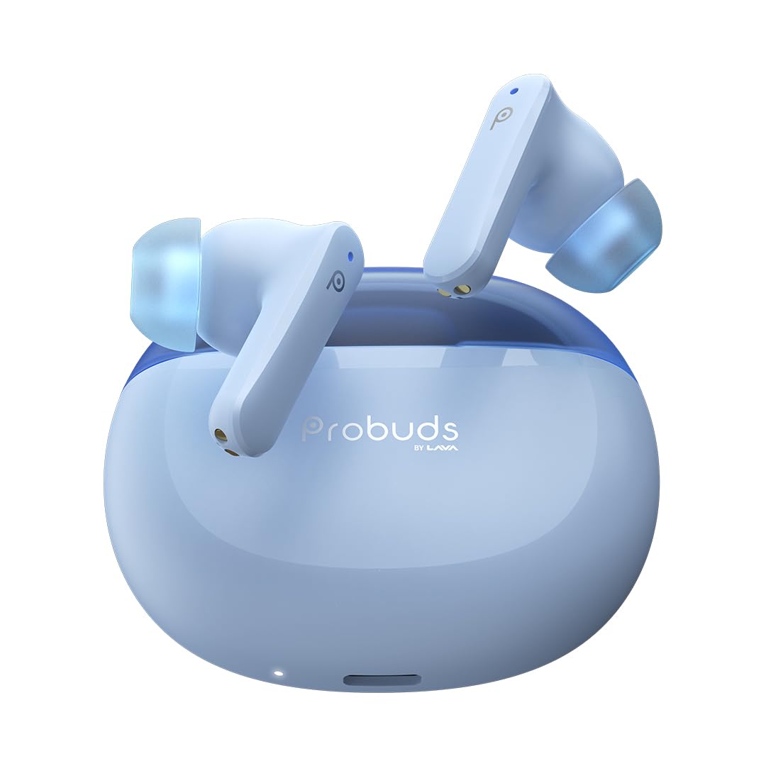 Probuds T31 Wireless Bluetooth Earbud - TWS (with Mic)| 35+ hrs Playtime | ENC | 35ms Low Latency | 10 min Fast Charge | Water Resistant (IPX4 Rated) | 10mm Driver | BT V5.3