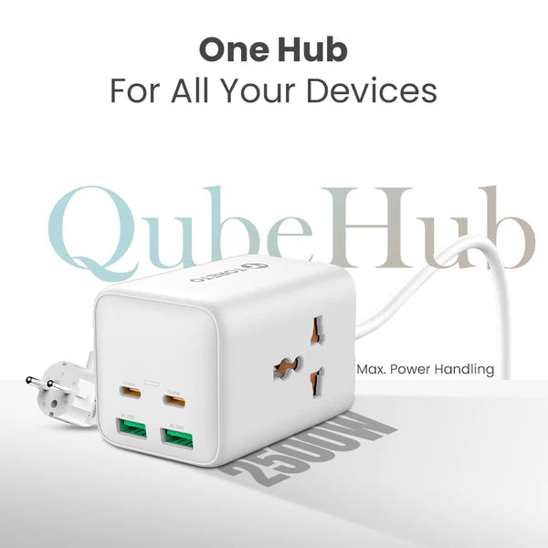 Toreto 558 TOR Charger Qube Hub 2500W: High-Power Multi-Device Charging Solution for Maximum Efficiency