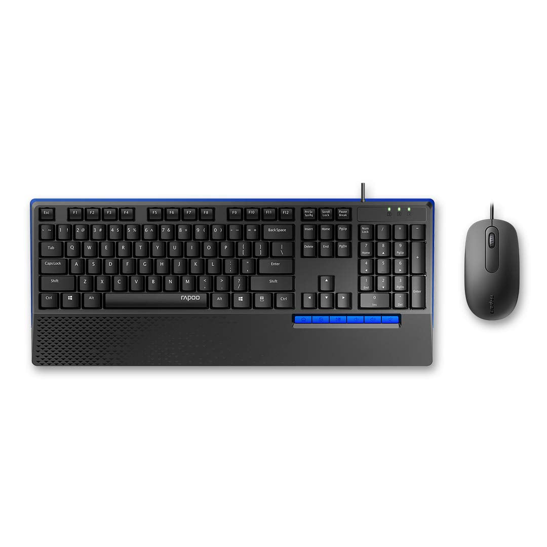Rapoo NX2000 Wired Keyboard & Optical Mouse Combo