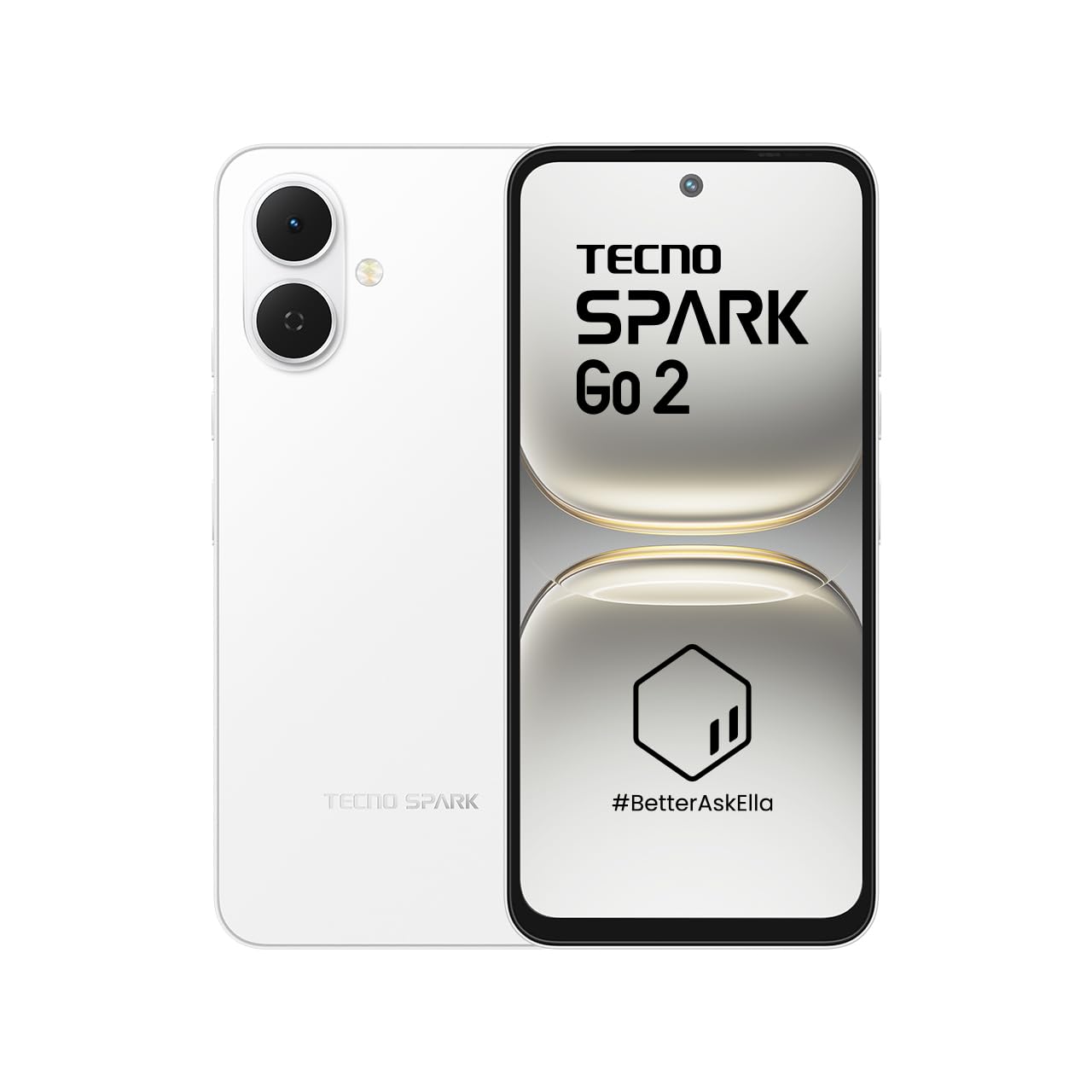 TECNO Spark GO 2 (Ink Black, 4GB+64GB) | Segment 1st IP64 SGS Certified | Segment's 1st AI with Indian Languages | Segment's 1st No Network Communications* | 120Hz Display |5000mAh Battery