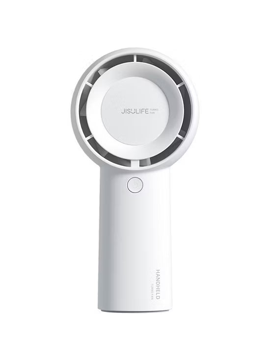 Jisulife 5 Plus White – Handheld Portable Fan with 4000mAh Rechargeable Battery