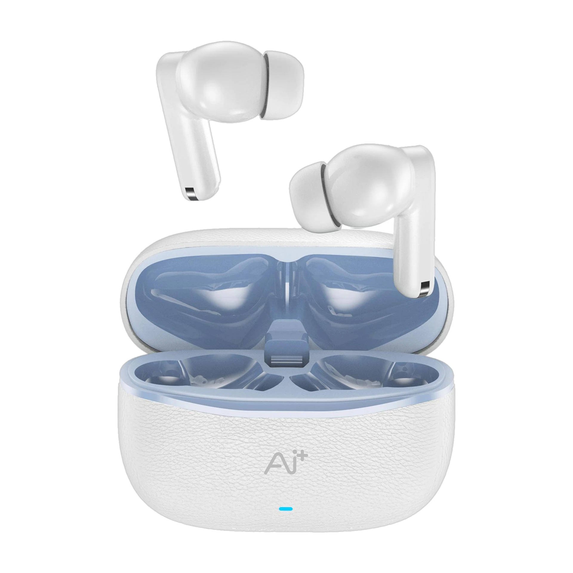 AI+ NovaPods Go Ice Blue White Earbuds