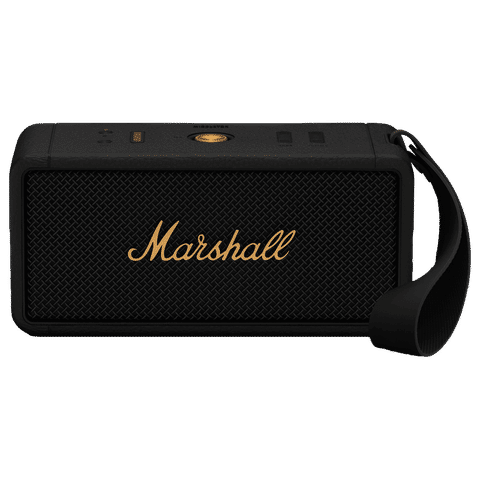 Marshall Middleton – Portable Bluetooth Speaker with 20+ Hrs Playtime, IP67 Water Resistance & Stereo Sound