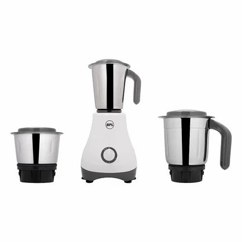 BPL MIX-PULSE Mixer Grinder/Mixie for Kitchen | 500 Watts | 3 MultiPurpose Jars | Powerful Motor | 3-Speed Control | 2-Yr Warranty By Brand