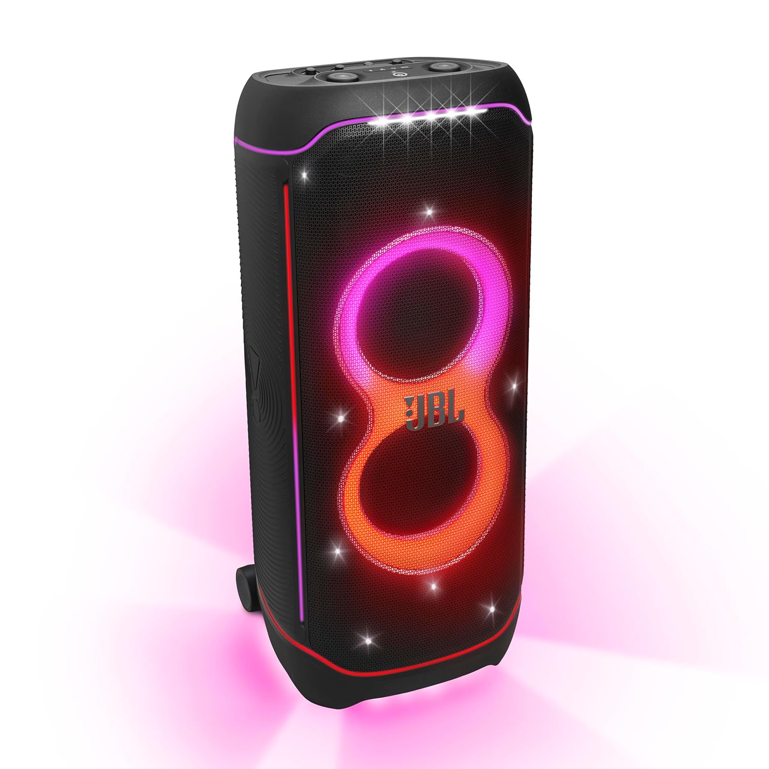 JBL Partybox Ultimate, Dynamic Lightshow, Party Pad, Wi-Fi & Bluetooth Connectivity, Dual Mic with Guitar Inputs, Pro Sound, Ipx4 Splashproof, Self Tuning, One App - Multimedia
