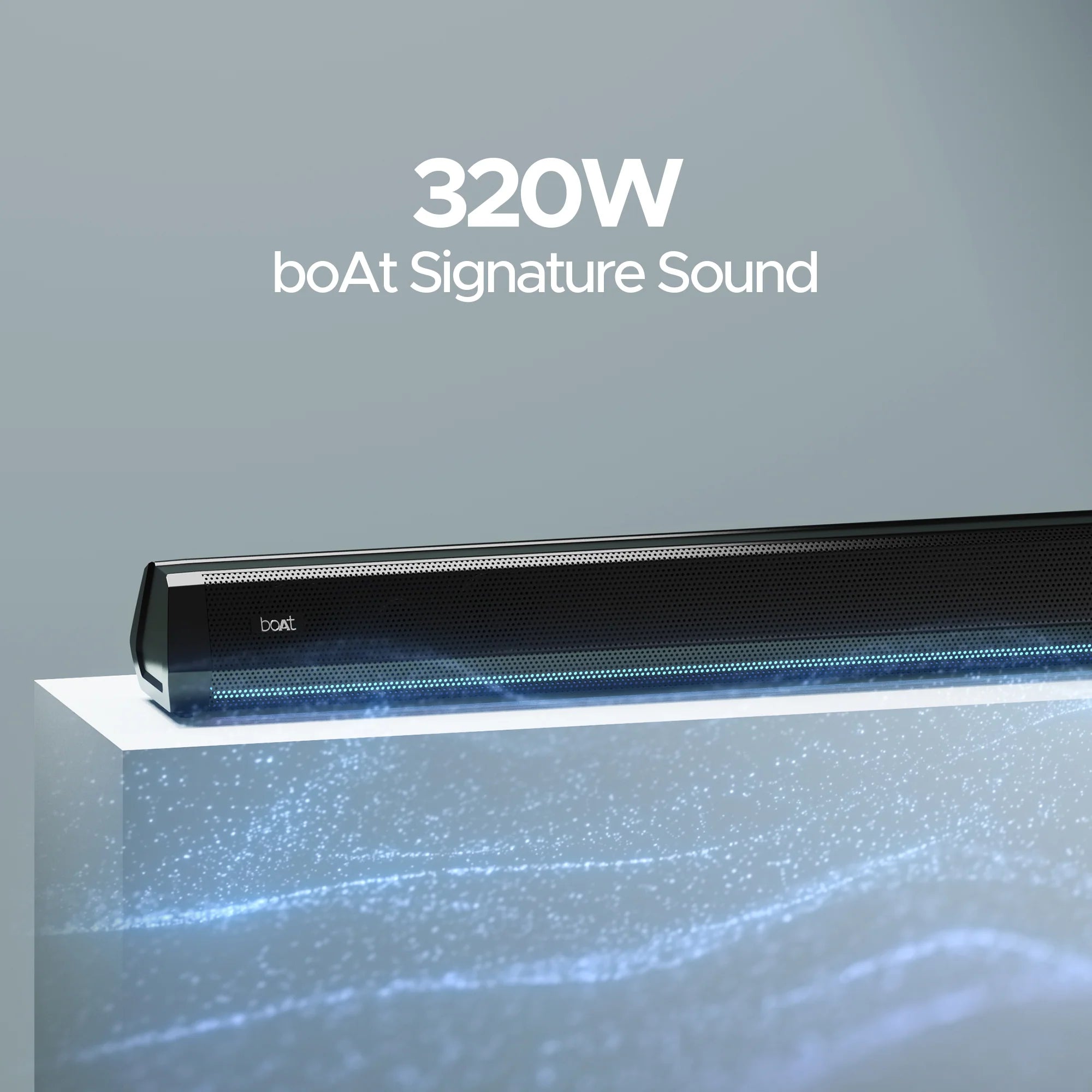 boAt Aavante Bar Maven Pro Soundbar with 320 Watts RMS boAt Signature Sound- 2.1 Channel Audio with Wireless Subwoofer- Multi Connectivity : Bluetooth v5.3- AUX- USB & HDMI and Master Remote Control (Premium Black)