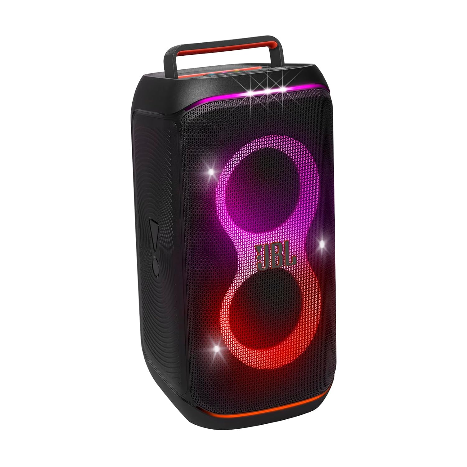 JBL Partybox 120 Wireless Bluetooth 160W Party Speaker, AI Sound Boost, Futuristic Light Show, Upto 12Hrs Playtime,Multispeaker Connection by Auracast, Guitar & Mic Input, Splashproof