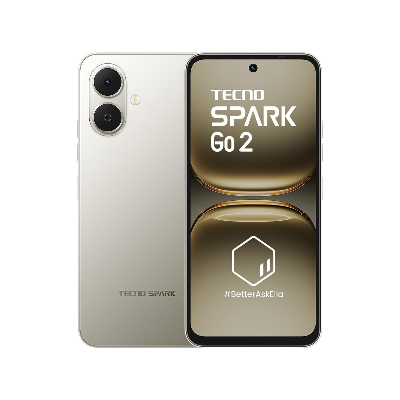 TECNO Spark GO 2 (Ink Black, 4GB+64GB) | Segment 1st IP64 SGS Certified | Segment's 1st AI with Indian Languages | Segment's 1st No Network Communications* | 120Hz Display |5000mAh Battery