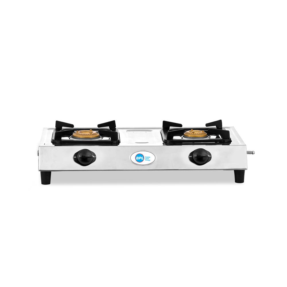 BPL BGSSSB2302B 2-Burner Stainless Steel Gas Stove