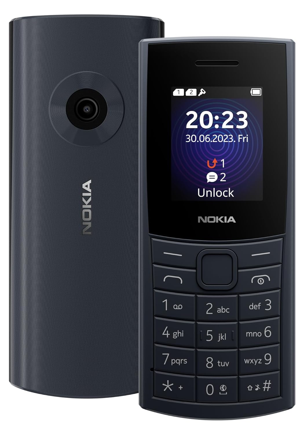 Nokia 110 4G with 4G, Camera, Bluetooth, FM Radio, MP3 Player, MicroSD, Long-Lasting Battery, and pre-Loaded Games | 1 Year Replacement Guarantee
