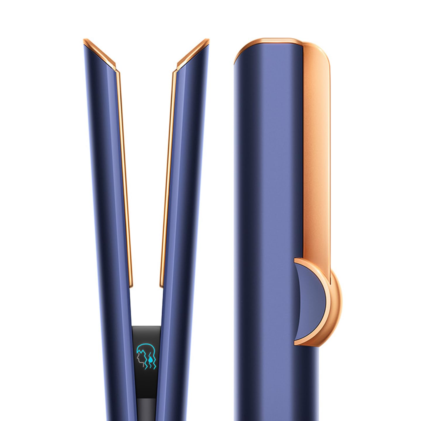 Dyson Airstrait Hair Straightener. Straightens Hair From Wet Or Dry - With Air. No Hot Plates, No Heat Damage (Prussian Blue/Rich Copper), 1380 Watt