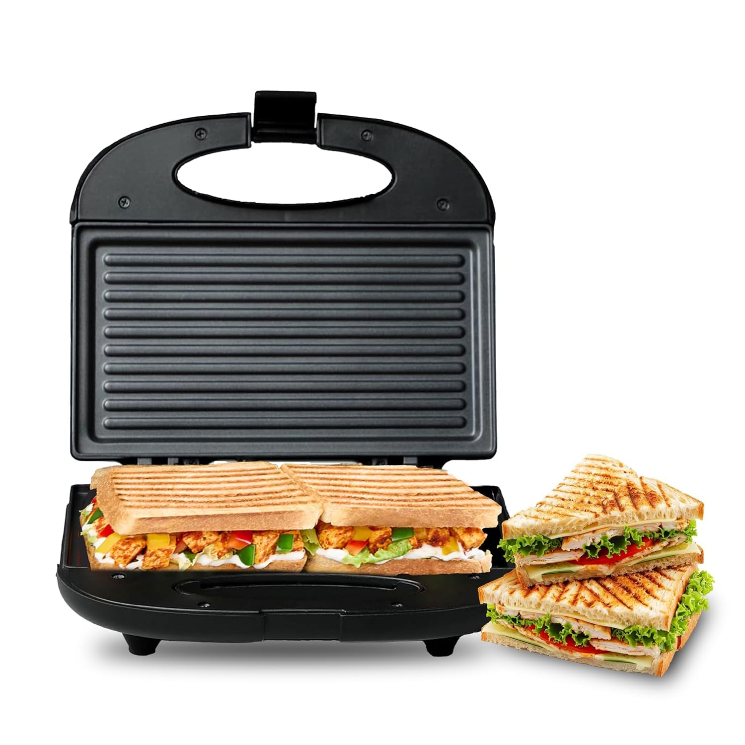 Rico Newly Launched Sandwich Maker | Indicator Light | 105° Open Sandwich Griller |Quick & Consistent Heating |1 Year Warranty