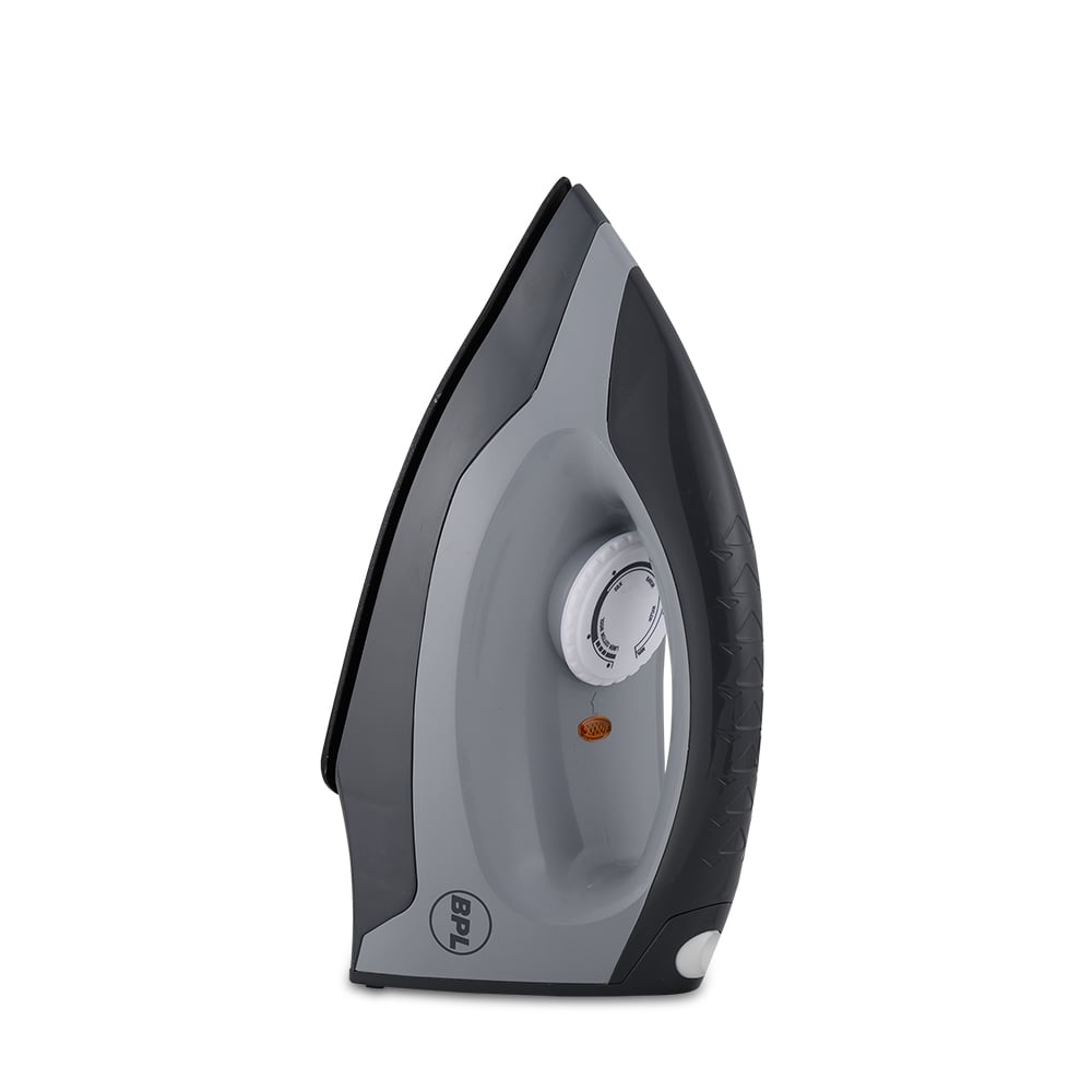 BPL BDIP11011 Dry Iron – 1000W, Grey, Non-Stick Soleplate