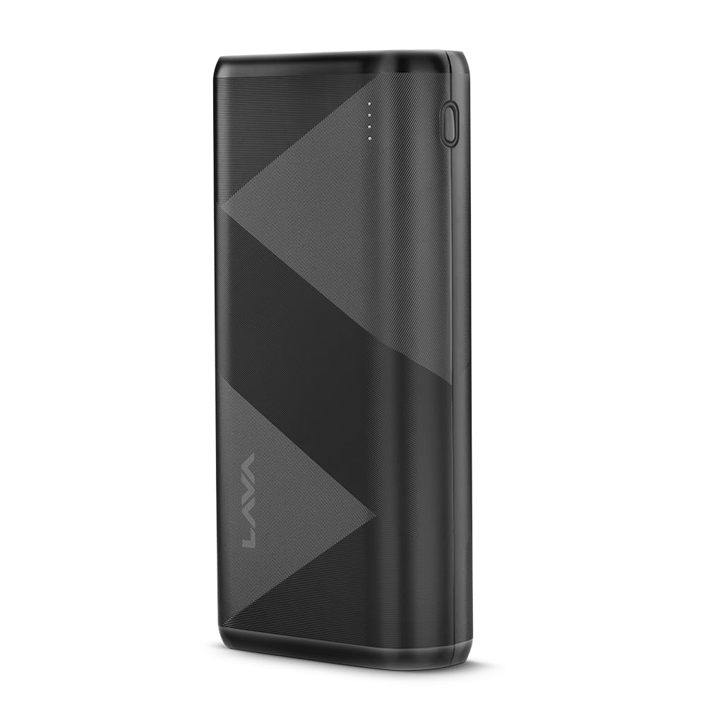 Newly Launched Lava POWERMAX [20000mAh] 22.5W Premium Fast Charging Power Bank with Triple Charging Ports, Superior Graphic Design, Strong Polycarbonate Body & BIS Certified, Made in India