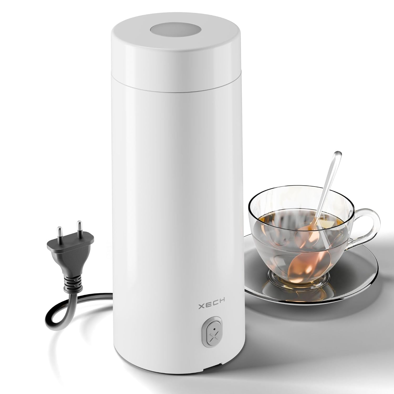 XECH Electric Kettle Small with Temperature Control 400ml Mini Portable Kettles for Boil Hot Water 300W Electric Bottle Tea Coffee without Milk Birthday Gift for Sister and Brother (Hydroboil Digital)