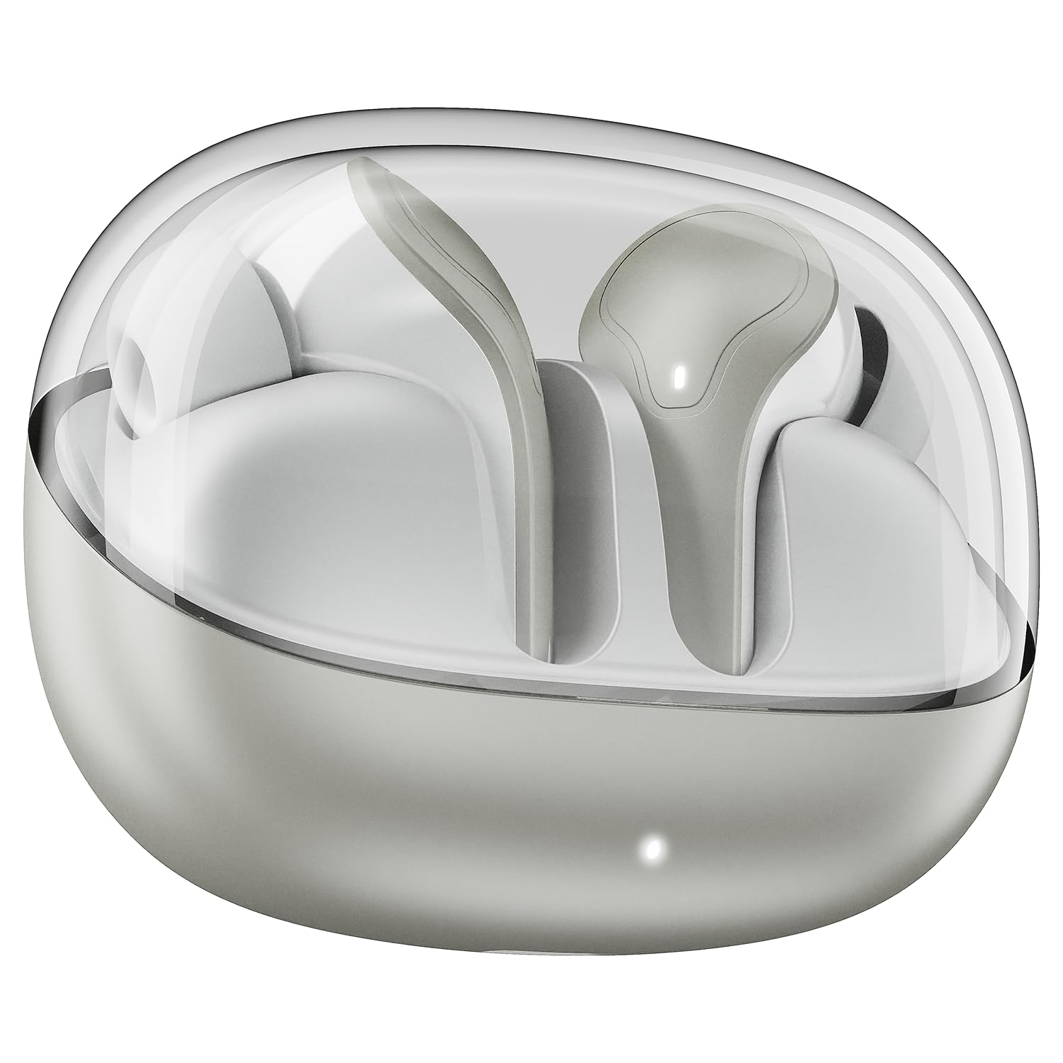 boAt Airdopes Plus 311 (2025 Launch), Glass Design, Dual Mics ENx, Fast Charge, 50 Hrs Battery, Low Latency, IPX4, Bluetooth Earbuds, TWS Ear Buds Wireless Earphones with mic