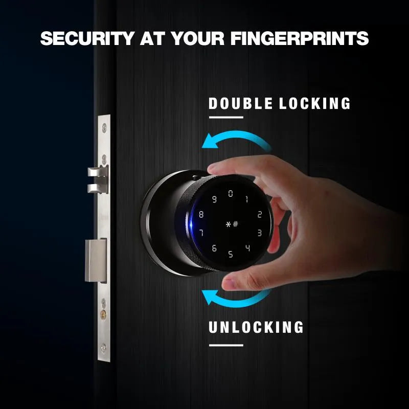 Black Smart Bluetooth Internal Lock