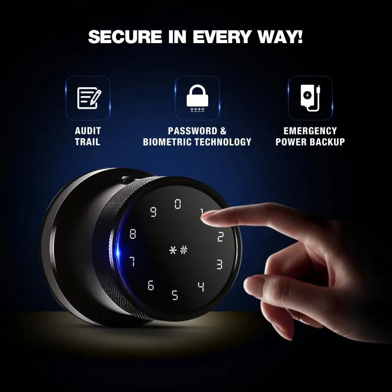 Black Smart Bluetooth Internal Lock