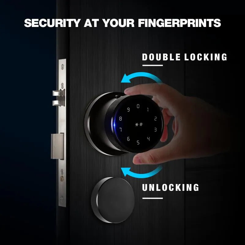 Black Smart Bluetooth Internal Lock