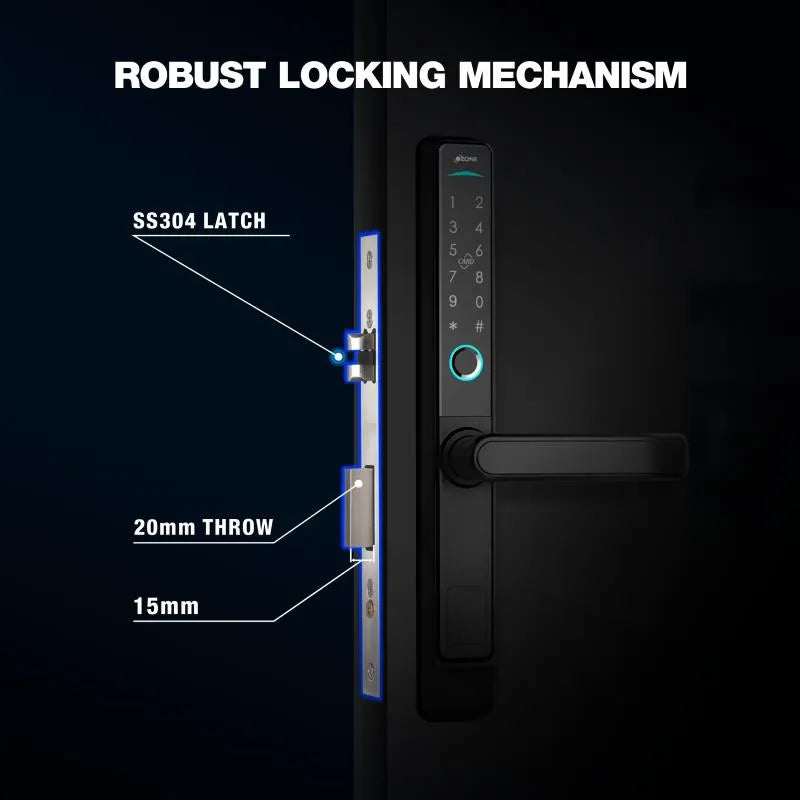 Narrow Style Fingerprint Lock