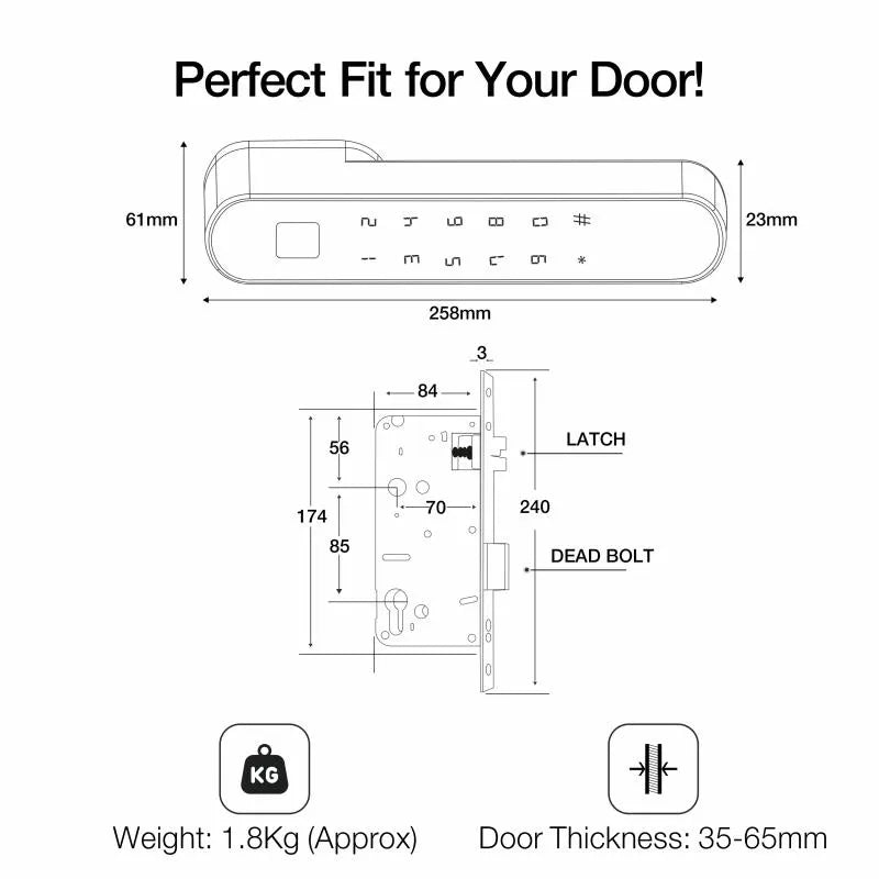 Smart Bluetooth Internal Lock