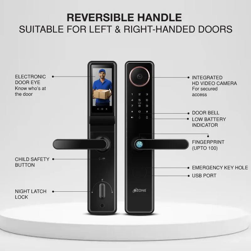 Rose Gold Smart Wi-Fi External Lock