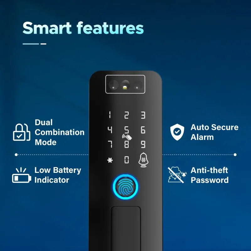 3D Facial Recognition Rim Lock