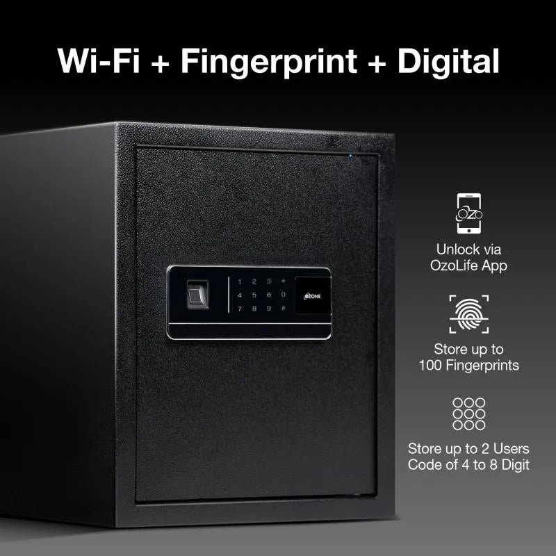 Ozone 40 Litres Wi-Fi Safe Locker