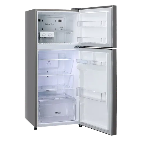 LG 242 L Frost Free Double Door 2 Star Convertible Refrigerator  (Dazzle Steel- GL-N292BDSY)