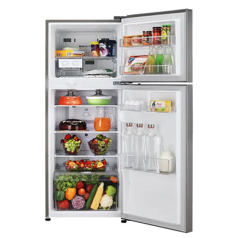 LG 242 L Frost Free Double Door 2 Star Convertible Refrigerator  (Dazzle Steel- GL-N292BDSY)