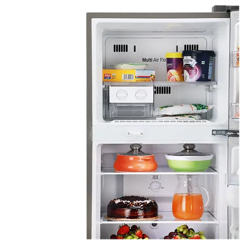 LG 242 L Frost Free Double Door 2 Star Convertible Refrigerator  (Dazzle Steel- GL-N292BDSY)