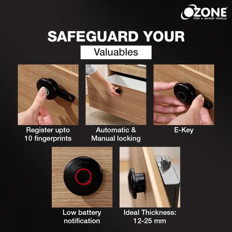 Black Furniture Lock